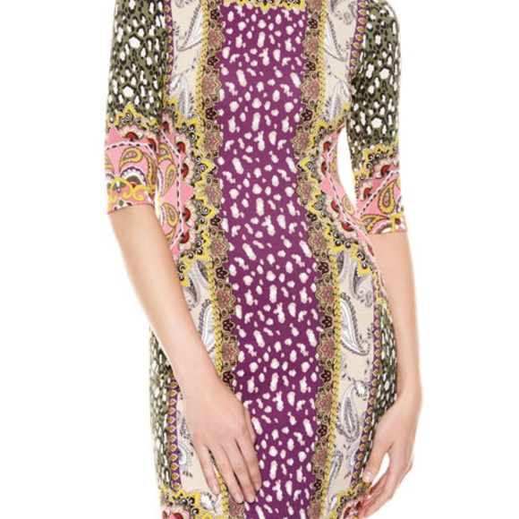 NWT $350 Alice + Olivia Delora Fitted Midi Dress! - Picture 3 of 10